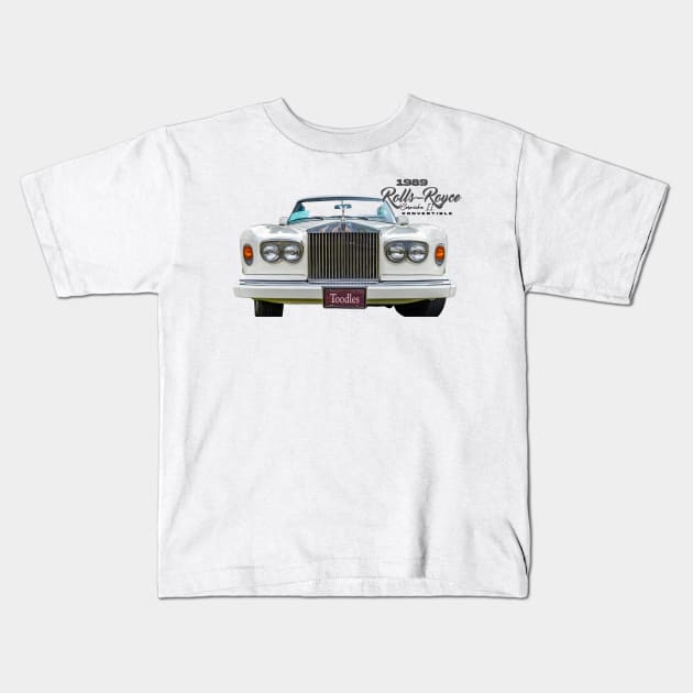 1989 Rolls Royce Corniche II Convertible Kids T-Shirt by Gestalt Imagery